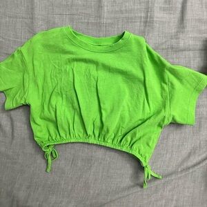 Zara Girls crop shirt